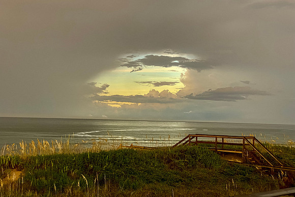 Window through the storm